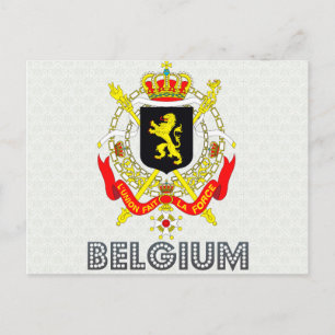 Carte Postale Armoiries de Belgique