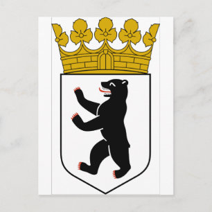 Carte Postale Armoiries de Berlin (Allemagne)