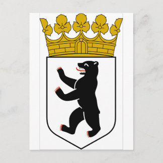 Carte Postale Armoiries de Berlin (Allemagne)