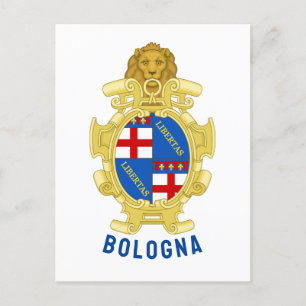 Carte Postale Armoiries de Bologne - Italie