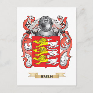 Carte Postale Armoiries de Brien (armoiries de la famille)