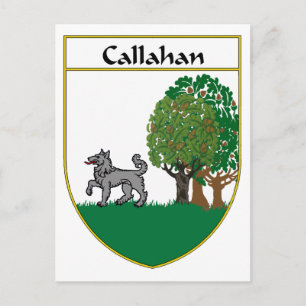 Carte Postale Armoiries de Callahan/crête de famille