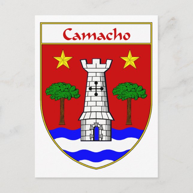 Carte Postale Armoiries de Camacho/crête de famille (Devant)