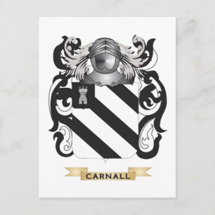 Carte Postale Armoiries de Carnall (crête de famille)