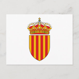 Carte postale Armoiries de Catalogne
