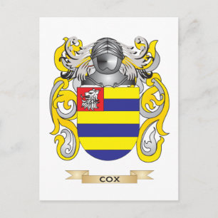 Carte Postale Armoiries de Cox