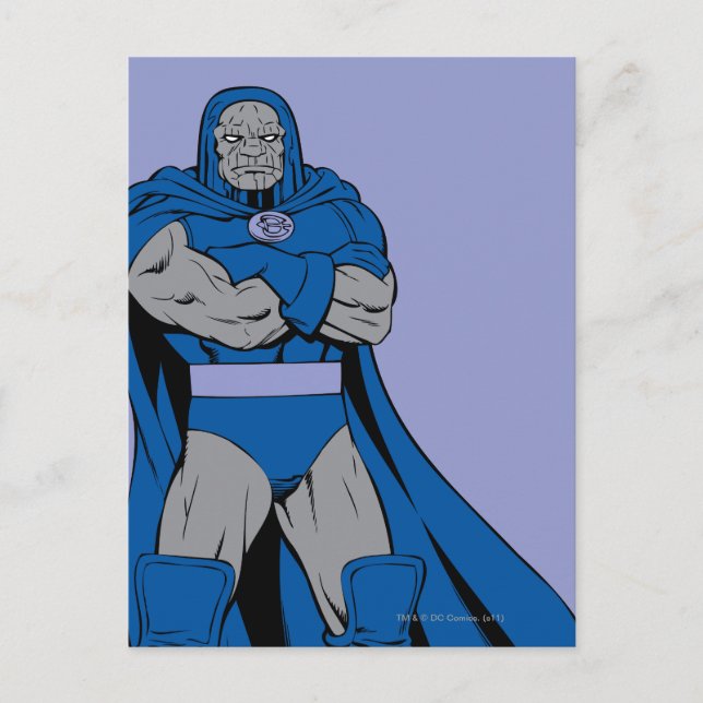 Carte Postale Armoiries de Darkseid croisées (Devant)