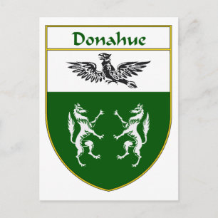 Carte Postale Armoiries de Donahue/crête de famille