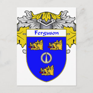 Carte Postale Armoiries de Ferguson/crête de famille (mannequins