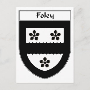 Carte Postale Armoiries de Foley/crête de famille