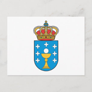 Carte postale Armoiries de Galicia