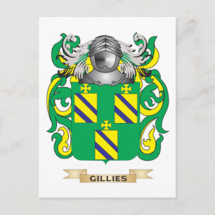 Carte Postale Armoiries de Gillies (Armoiries de la famille)