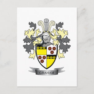 Carte Postale Armoiries de Graham Family Crest