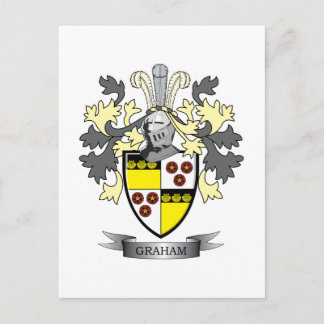 Carte Postale Armoiries de Graham Family Crest