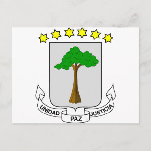 Carte Postale Armoiries de Guinée équatoriale GQ