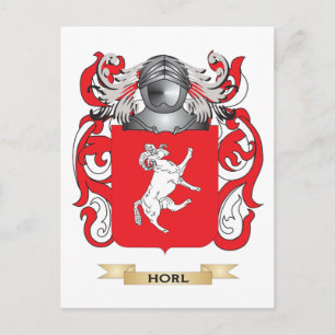 Carte Postale Armoiries de Horl (crête de famille)