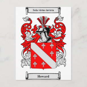 Carte Postale Armoiries de Howard