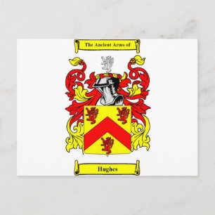 Carte Postale Armoiries de Hughes (irlandais)