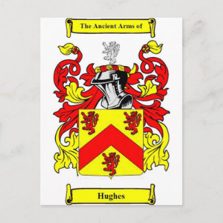 Carte Postale Armoiries de Hughes (irlandais)