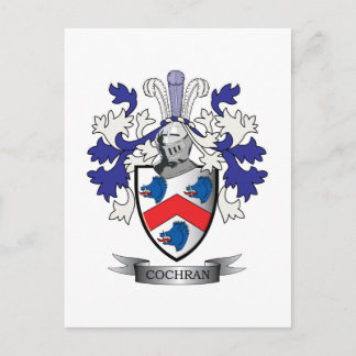 Carte Postale Armoiries de la famille Cochran