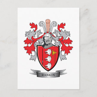 Carte Postale Armoiries de la famille Rankin