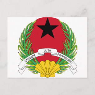Carte Postale Armoiries De La Guinée-Bissau