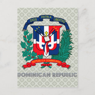 Carte Postale Armoiries de la République dominicaine