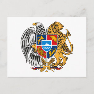 Carte Postale Armoiries de l'Arménie