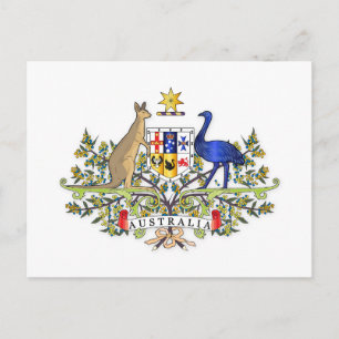 Carte Postale Armoiries de l'Australie