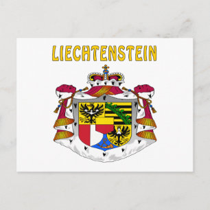 Carte Postale Armoiries DE LIECHTENSTEIN