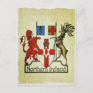Carte Postale Armoiries de l'Irlande du Nord