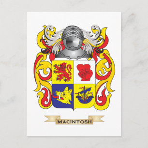 Carte Postale Armoiries de MacIntosh (crête de famille)
