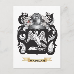 Carte Postale Armoiries de Madigan (crête de famille)