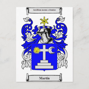 Carte Postale Armoiries de Martin (Irlande)