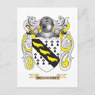 Carte Postale Armoiries de McChesney (crête de famille)