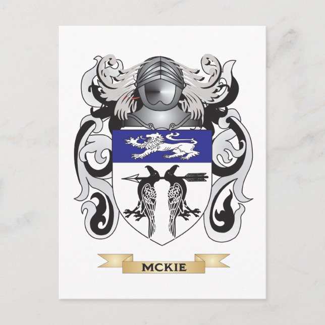 Carte Postale Armoiries de McKie (crête de famille) (Devant)