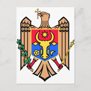 Carte Postale Armoiries de Moldova