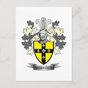 Carte Postale Armoiries de Morrison Family Crest