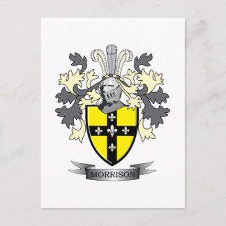 Carte Postale Armoiries de Morrison Family Crest