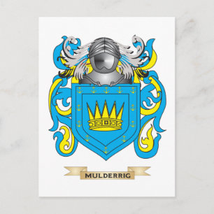 Carte Postale Armoiries de Mulderrig (crête de famille)