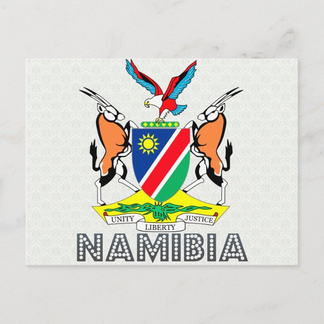 Carte Postale Armoiries de Namibie (Devant)