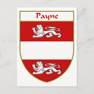 Carte Postale Armoiries de Payne/crête de famille