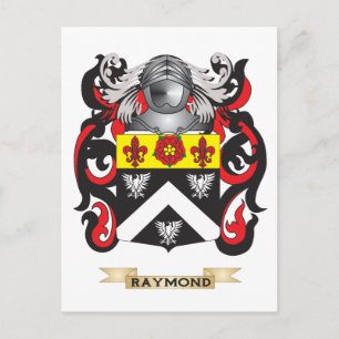 Carte Postale Armoiries de Raymond (crête de famille)