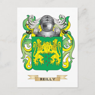 Carte Postale Armoiries de Reilly (Armoiries de la famille)