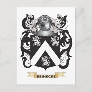Carte Postale Armoiries de Reinecke (Armoiries de la famille)