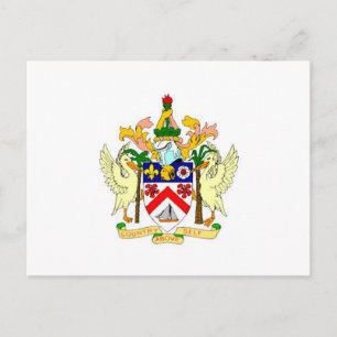 Carte Postale Armoiries de Saint-Kitts-et-Nevis