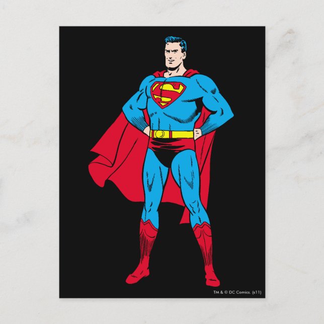 Carte Postale Armoiries de Superman pliées (Devant)