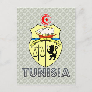 Carte Postale Armoiries de Tunisie
