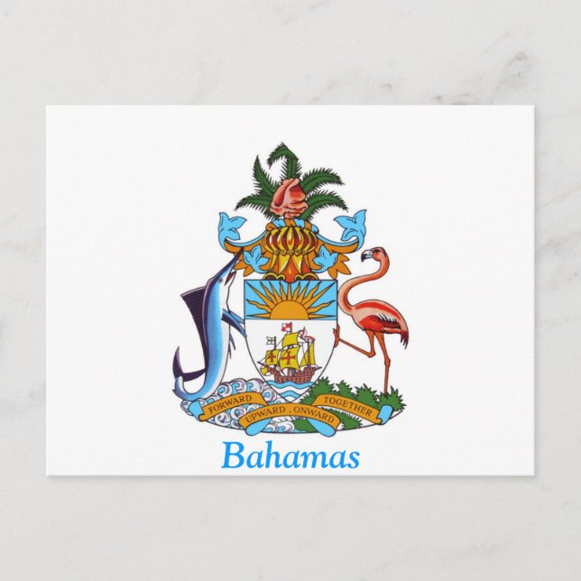 Carte Postale Armoiries des Bahamas (Devant)