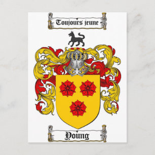 Carte Postale Armoiries des jeunes / Armoiries des jeunes famill
